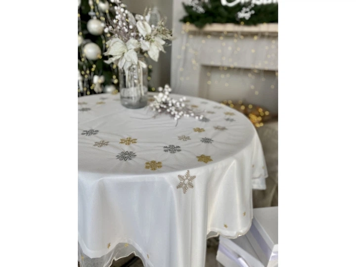 Скатертина сітчаста SKVN014-240 Limaso 140x240 см 000363876 - Фото 3 Скатертина сітчаста SKVN014-240 Limaso 140x240 см 000363876 - зображення 3