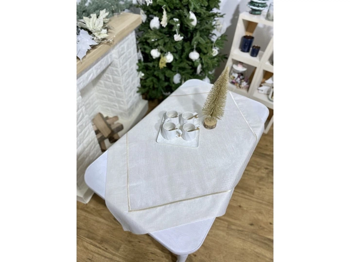 Скатертина лляна SKLB30D-85 Limaso 85x85 см 000363916 - Фото 2 Скатертина лляна SKLB30D-85 Limaso 85x85 см 000363916 - зображення 2
