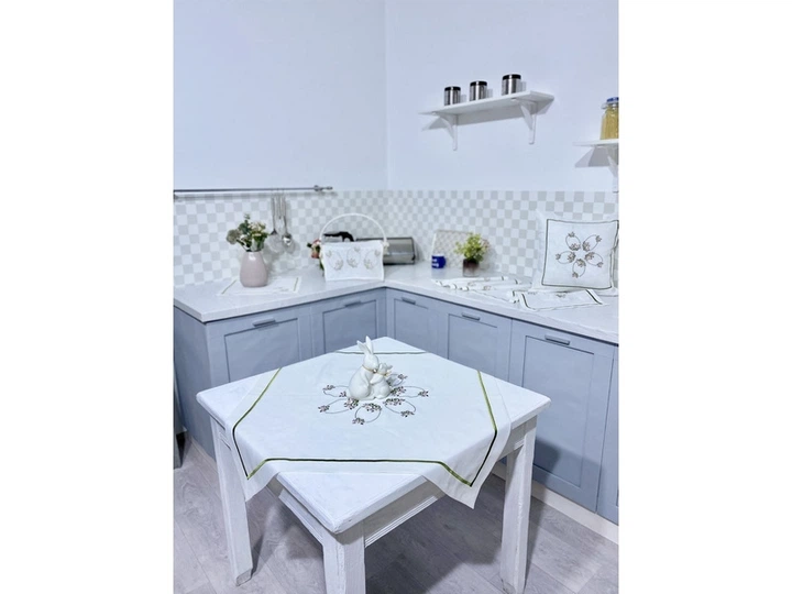 Скатертина вишивана великодня SKVV038A-85 Limaso 85x85 см 000364214 - Фото 2 Скатертина вишивана великодня SKVV038A-85 Limaso 85x85 см 000364214 - зображення 2