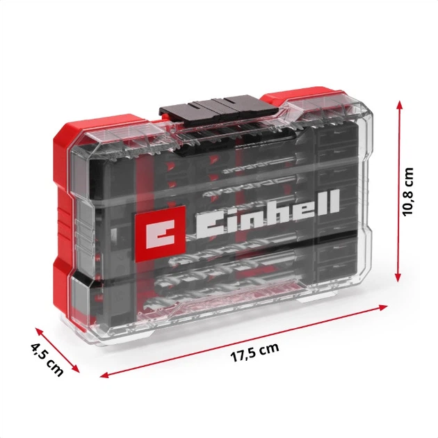 Набор ударных бит и сверл по металлу Einhell 39 шт, M-Case - изображение 4