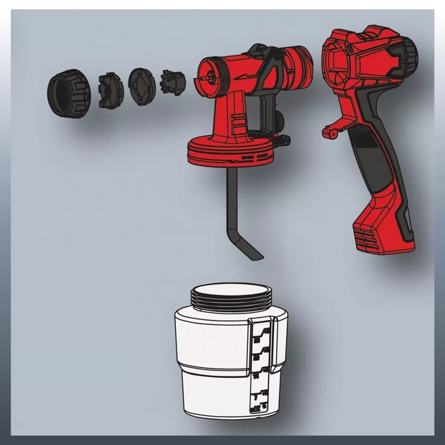 Краскораспылитель электрический Einhell TC-SY 600 P - изображение 4
