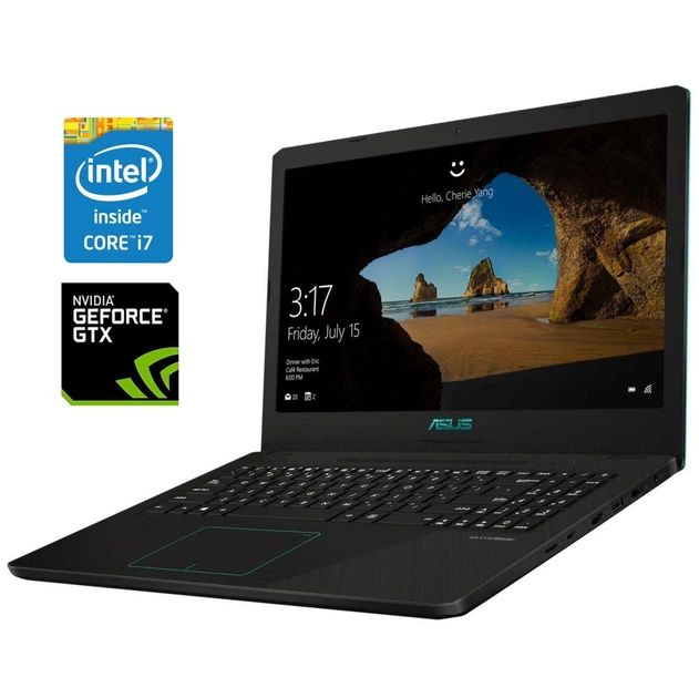 Ігровий ноутбук Б-клас Asus VivoBook 15 K570UD / 15.6" (1920x1080) IPS / Intel Core i7-8550U (4 (8) ядра по 1.8 - 4.0 GHz) / 8 GB DDR4 / 128 GB SSD NVMe + 500 GB HDD / nVidia GeForce GTX 1050, 2 GB GDDR5, 128-bit / WebCam б/в - Фото 1 Ігровий ноутбук Б-клас Asus VivoBook 15 K570UD / 15.6" (1920x1080) IPS / Intel Core i7-8550U (4 (8) ядра по 1.8 - 4.0 GHz) / 8 GB DDR4 / 128 GB SSD NVMe + 500 GB HDD / nVidia GeForce GTX 1050, 2 GB GDDR5, 128-bit / WebCam б/в - зображення 1