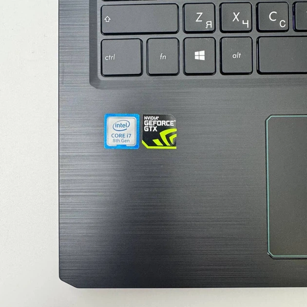 Ігровий ноутбук Б-клас Asus VivoBook 15 K570UD / 15.6" (1920x1080) IPS / Intel Core i7-8550U (4 (8) ядра по 1.8 - 4.0 GHz) / 8 GB DDR4 / 128 GB SSD NVMe + 500 GB HDD / nVidia GeForce GTX 1050, 2 GB GDDR5, 128-bit / WebCam б/в - Фото 10 Ігровий ноутбук Б-клас Asus VivoBook 15 K570UD / 15.6" (1920x1080) IPS / Intel Core i7-8550U (4 (8) ядра по 1.8 - 4.0 GHz) / 8 GB DDR4 / 128 GB SSD NVMe + 500 GB HDD / nVidia GeForce GTX 1050, 2 GB GDDR5, 128-bit / WebCam б/в - зображення 10