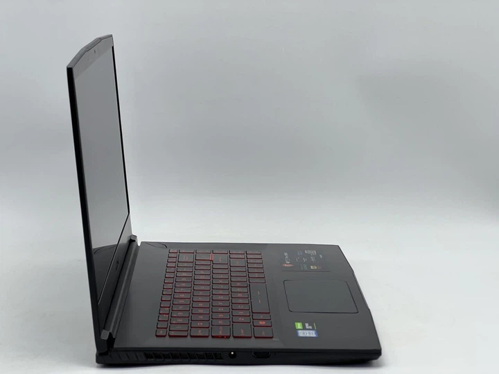 Ноутбук Б-клас MSI GF65 Thin 9SD / 15.6" (1920x1080) IPS / Intel Core i5-9300H (4 (8) ядра по 2.4 - 4.1 GHz) / 16 GB DDR4 / 480 GB SSD / Intel UHD Graphics 630 / WebCam б/в + Подарунок Бездротова миша HOCO GM28 - Фото 4 Ноутбук Б-клас MSI GF65 Thin 9SD / 15.6" (1920x1080) IPS / Intel Core i5-9300H (4 (8) ядра по 2.4 - 4.1 GHz) / 16 GB DDR4 / 480 GB SSD / Intel UHD Graphics 630 / WebCam б/в + Подарунок Бездротова миша HOCO GM28 - зображення 4