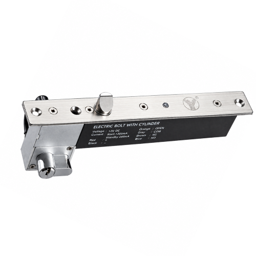 Ригельный електро-магнітний замок врезной Yli Electronic YB-630C(LED) питание DC12V/1200 мА - изображение 3