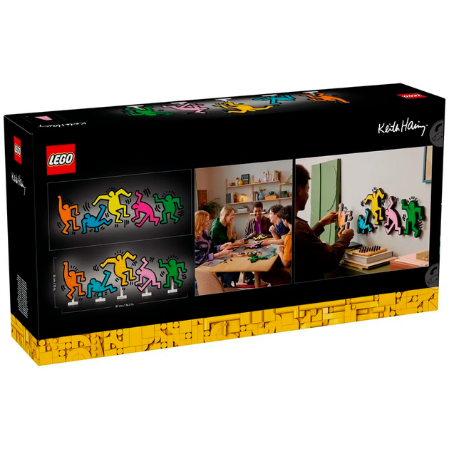 Конструктор LEGO ART Кит Гаринг — Танцюющие человечки 1773 детали (31216) - изображение 3