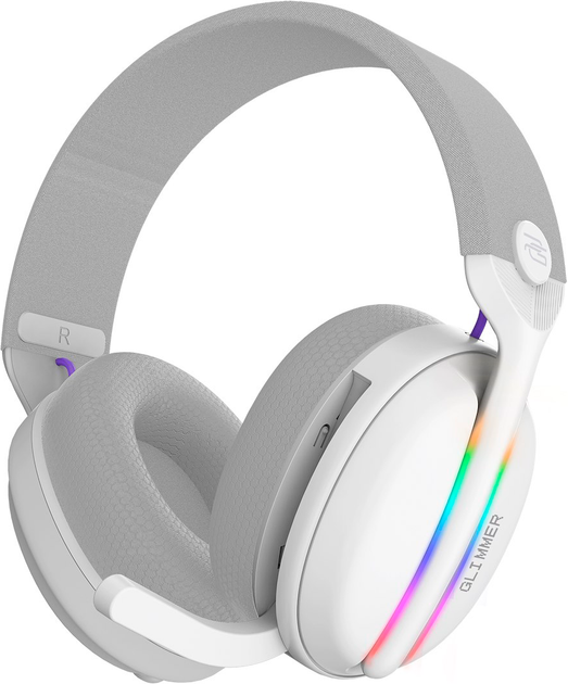 Навушники бездротові Proove Gaming Glimmer White (6901113678893) - зображення 4