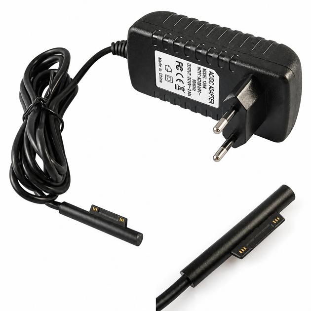 Зарядний пристрій для Microsoft Surface Pro 3/Pro 4, 12V 2.58A 30W (моделі 1724, 1631) 77291 - Фото 1 Зарядний пристрій для Microsoft Surface Pro 3/Pro 4, 12V 2.58A 30W (моделі 1724, 1631) 77291 - зображення 1