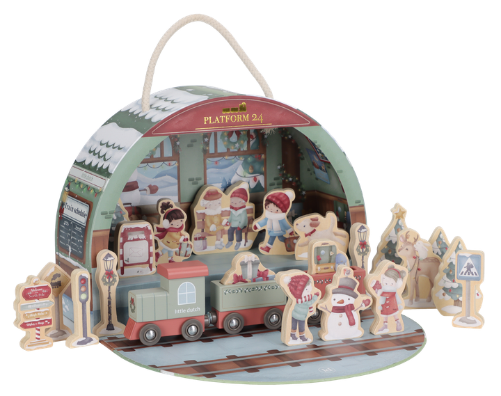 Kalendarz adwentowy Little Dutch w walizeczce LD4880 (8713291448803) - obraz 7