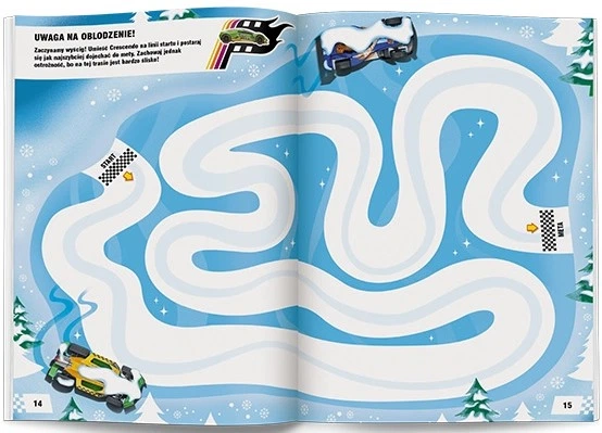 Książka z zadaniami i naklejkami Hot Wheels Maksymalna prędkość! (FLA-1605) (9788325348625) - Zdjęcie 5 Książka z zadaniami i naklejkami Hot Wheels Maksymalna prędkość! (FLA-1605) (9788325348625) - obraz 5