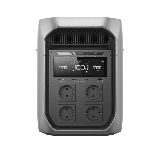 Зарядна станція EcoFlow DELTA 3 Max Plus / 3000 Вт / 2048 Вт·год / LiFePO4 / ДБЖ - Фото 4 Зарядна станція EcoFlow DELTA 3 Max Plus / 3000 Вт / 2048 Вт·год / LiFePO4 / ДБЖ - зображення 4