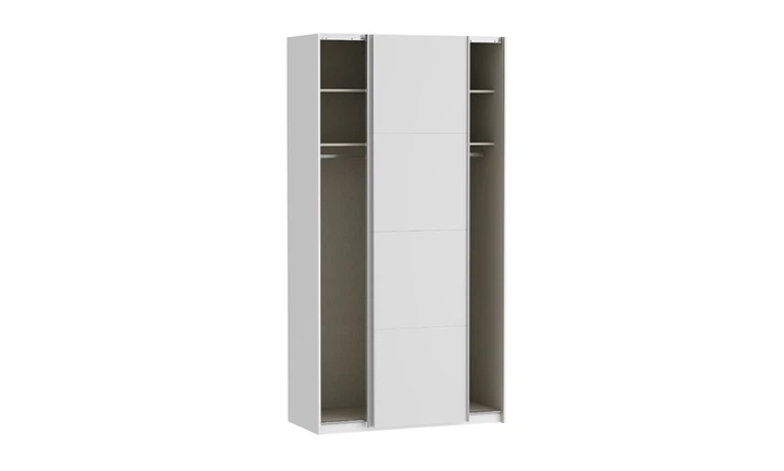 Шкаф-купе 1,2 м 2д Fittio FTIS62461 белый глянец - изображение 2