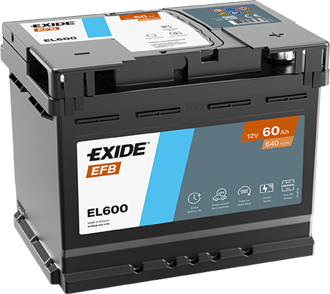 Автомобильный аккумулятор EXIDE Start-Stop EFB 60Аh 640A R+ EL600 - изображение 7