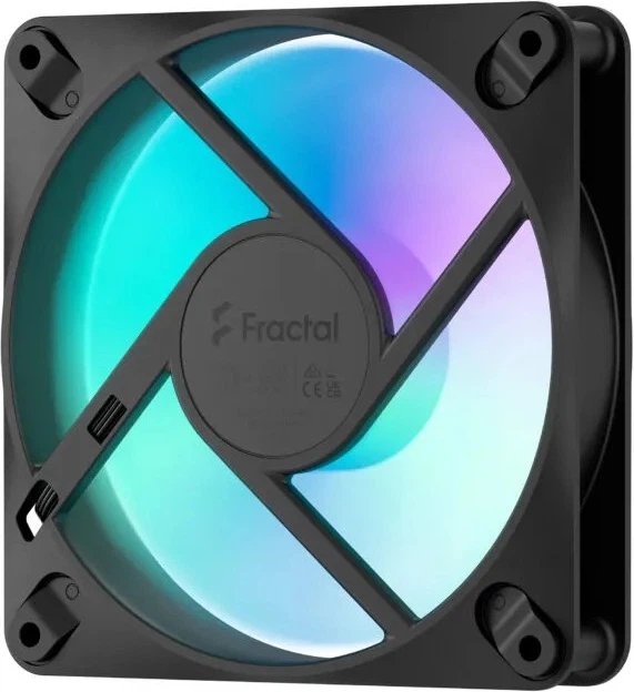 Набір вентиляторів Fractal Design Dynamic 3 - 12 RGB 3-Pack Black (FD-F-DR3-1203) - зображення 5