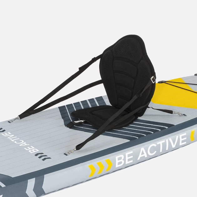 Надувная SUP-доска REBEL ACTIVE PRO RBA-4518 Серая (5901890127479) - изображение 9