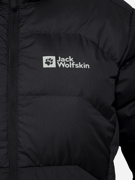 Пуховик короткий женский Jack Wolfskin Ather Down JKT W A60329-6000 S Черный (4064886304757) - изображение 3