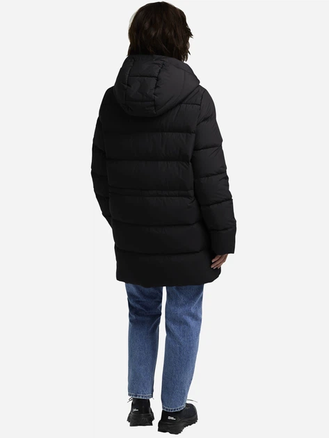 Пуховик зимний женский Jack Wolfskin Frozen Palace Long JKT W RDS A65096-6000 XL Черный (4064886547383) - изображение 2