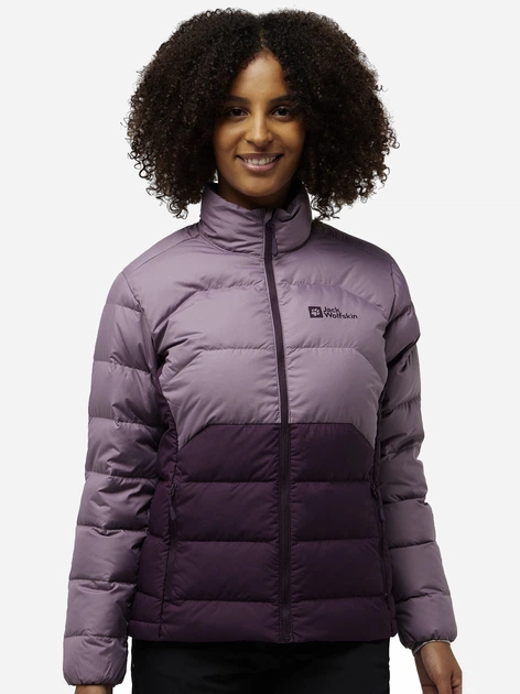 Пуховик короткий женский Jack Wolfskin Ather Down JKT W A60329-I0081 S Фиолетовый (4064886304313) - Фото 1 Пуховик короткий женский Jack Wolfskin Ather Down JKT W A60329-I0081 S Фиолетовый (4064886304313) - изображение 1
