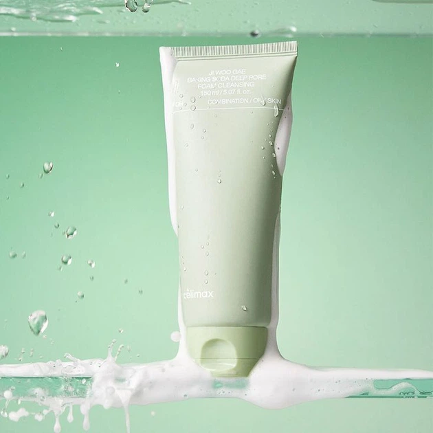 Пінка для глибокого очищення з содою Celimax Jiwoogae Baking Soda Deep Pore Foam Cleansing 150 мл - Фото 2 Пінка для глибокого очищення з содою Celimax Jiwoogae Baking Soda Deep Pore Foam Cleansing 150 мл - зображення 2