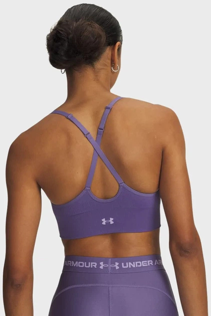 Жіночий фіолетовий топ Vanish Seamless Low Bra-PPL Under Armour XL 1384417-520 - Фото 3 Жіночий фіолетовий топ Vanish Seamless Low Bra-PPL Under Armour XL 1384417-520 - изображение 3
