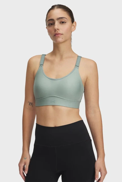 Жіночий м'ятний топ UA Infinity Mid 2.0 Bra Under Armour XS D-DD 1384123-348 - Фото 1 Жіночий м'ятний топ UA Infinity Mid 2.0 Bra Under Armour XS D-DD 1384123-348 - зображення 1
