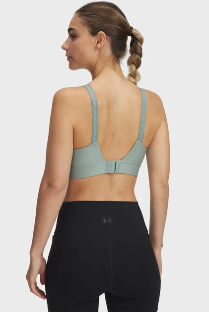 Жіночий м'ятний топ UA Infinity Mid 2.0 Bra Under Armour XS D-DD 1384123-348 - Фото 3 Жіночий м'ятний топ UA Infinity Mid 2.0 Bra Under Armour XS D-DD 1384123-348 - зображення 3