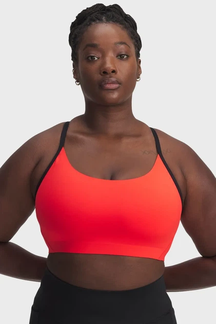 Жіночий червоний топ UA Halo Bonded Bra Under Armour XS 6009068-713 - изображение 2