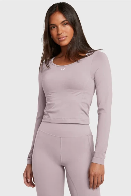 Жіночий пудровий лонгслів UA Vanish Seamless LS Under Armour L 1379150-015 - Фото 1 Жіночий пудровий лонгслів UA Vanish Seamless LS Under Armour L 1379150-015 - зображення 1