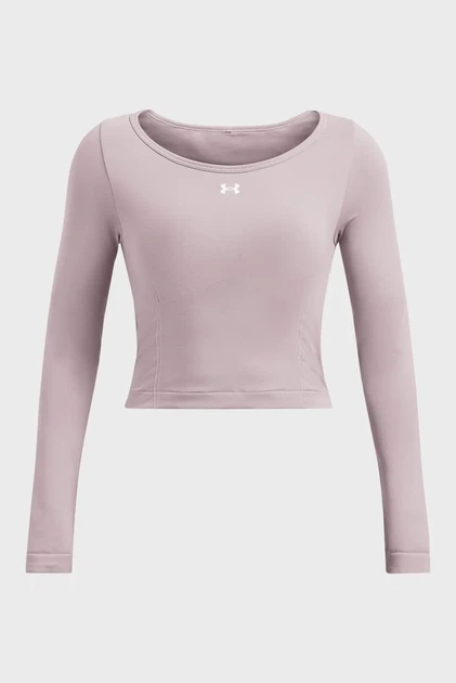 Жіночий пудровий лонгслів UA Vanish Seamless LS Under Armour L 1379150-015 - Фото 5 Жіночий пудровий лонгслів UA Vanish Seamless LS Under Armour L 1379150-015 - зображення 5
