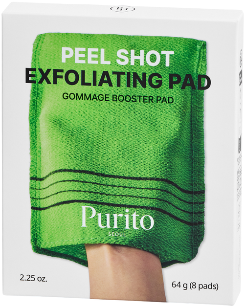 Peeling do twarzy w płatkach Purito Peel Shot Exfoliating Pad Oczyszczający 8 szt (8809563104055) - Zdjęcie 1 Peeling do twarzy w płatkach Purito Peel Shot Exfoliating Pad Oczyszczający 8 szt (8809563104055) - obraz 1