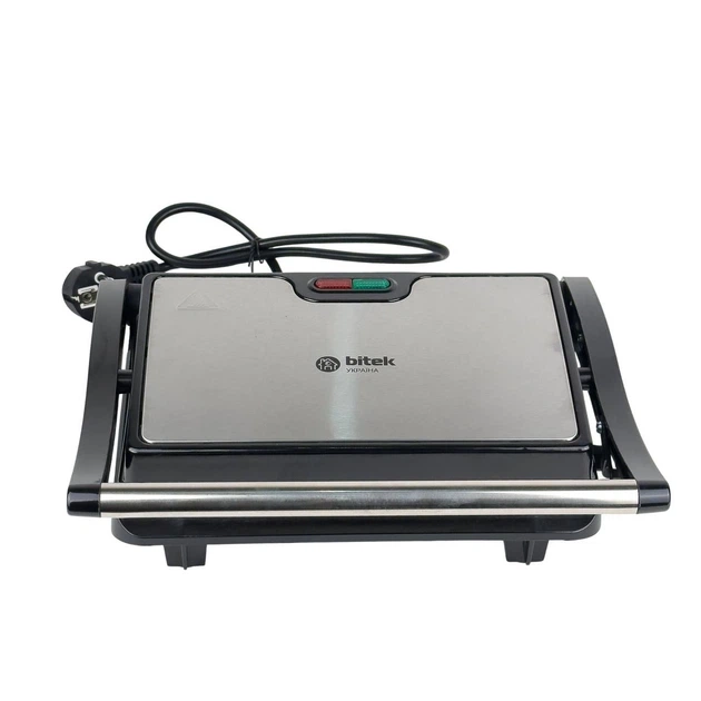 Контактний гриль BITEK BT-2685 2000 Вт 22×13 см антипригарний - изображение 5