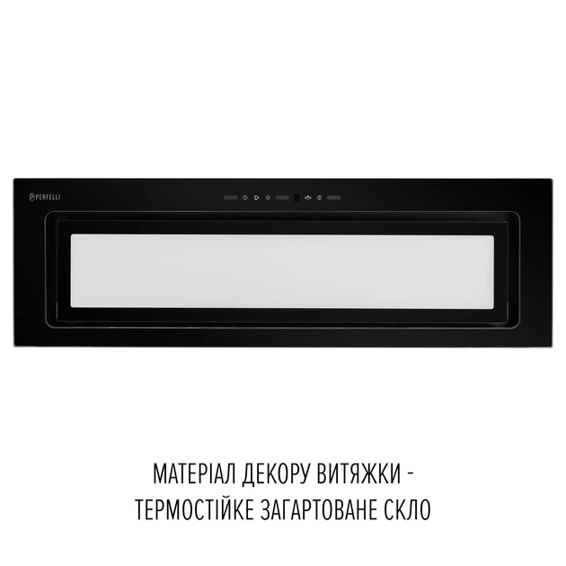 Вытяжка полновстраиваемая PERFELLI DESIGN VISION 9 NERO SILENZIO - изображение 2