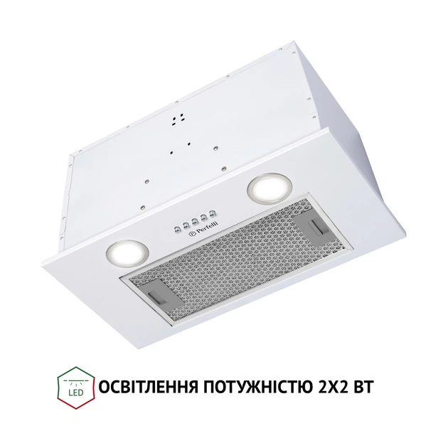 Витяжка повновбудована Perfelli BI 5652 WH 1000 LED - зображення 6