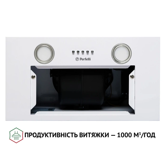 Витяжка повновбудована Perfelli BI 5652 WH 1000 LED - зображення 7