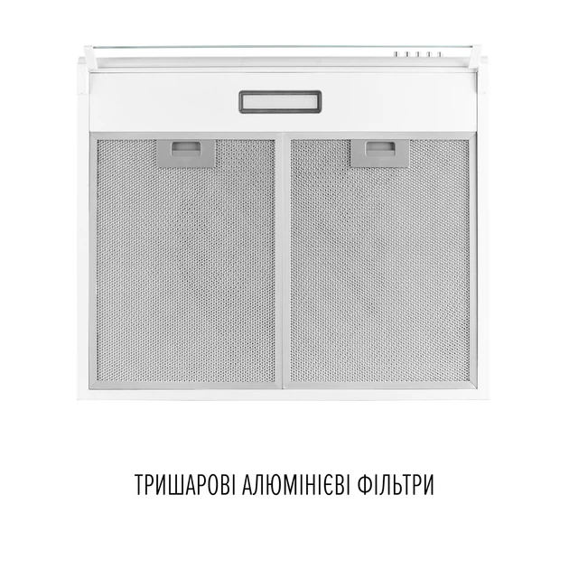 Витяжка плоска Perfelli PL 6144 W LED - зображення 7