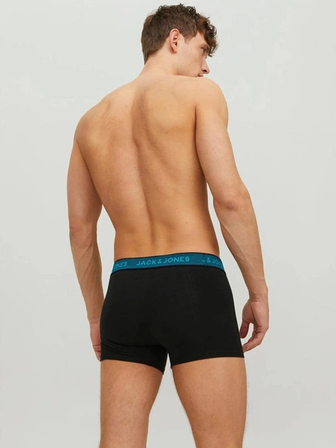 Набор трусов шорты мужской Jack & Jones 196217 XL 3 шт Черный (2200005174470) - Фото 4 Набор трусов шорты мужской Jack & Jones 196217 XL 3 шт Черный (2200005174470) - изображение 4