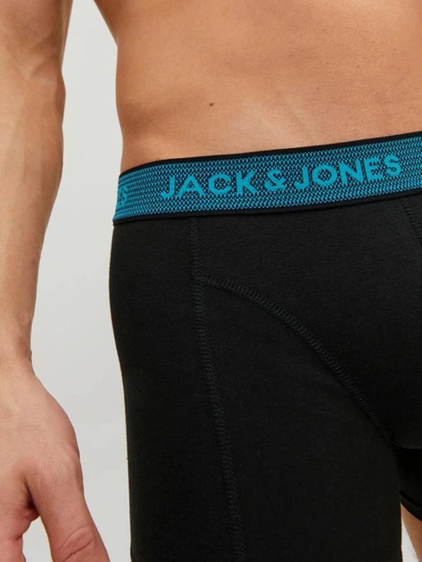 Набор трусов шорты мужской Jack & Jones 196217 XL 3 шт Черный (2200005174470) - Фото 5 Набор трусов шорты мужской Jack & Jones 196217 XL 3 шт Черный (2200005174470) - изображение 5