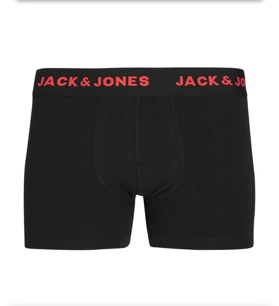 Набор трусов шорты мужской Jack & Jones 196223 S 3 шт Черный (2200005174579) - изображение 6