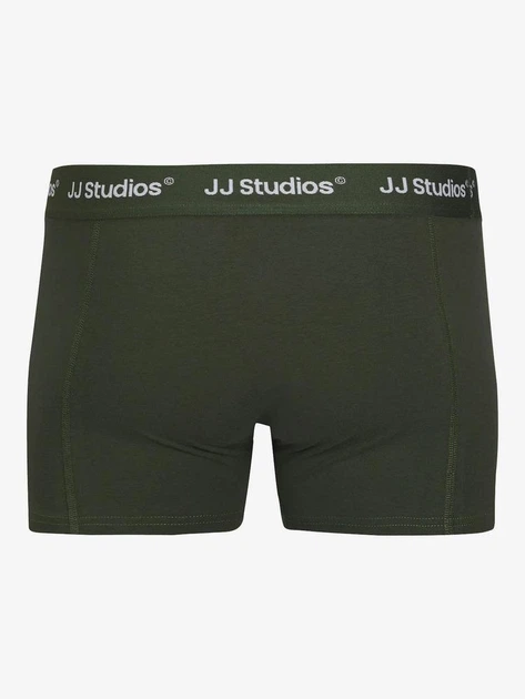 Набор трусов шорты мужской Jack & Jones 196222 М 3 шт Черно/зелено/фиолетовый (2200005174562) - изображение 3