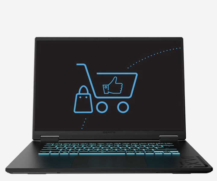 Ноутбук Gigabyte GAMING A16 16" WUXGA IPS 165 Гц Ryzen 7 260 16/512GB RTX 5060 8GB W11 - Фото 3 Ноутбук Gigabyte GAMING A16 16" WUXGA IPS 165 Гц Ryzen 7 260 16/512GB RTX 5060 8GB W11 - зображення 3