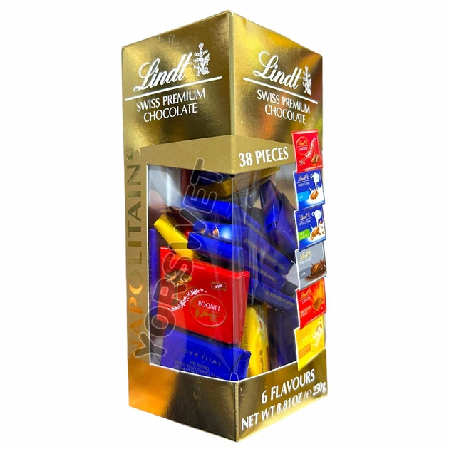 Набір шоколадних цукерок Lindt Napolitains Swiss Premium Chocolate асорті 250 г (0452) - изображение 2
