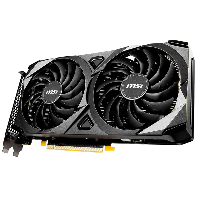 Відеокарта MSI NVIDIA GeForce RTX 3060 VENTUS 2X OC 12GB GDDR6 15000 MHz 1807 MHz Grey (90YV0LZ0-M0NA00) - зображення 4