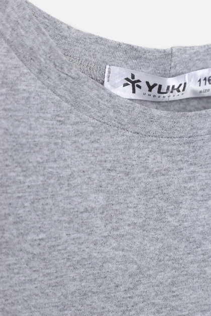 Піжама з коротким рукавом літня для хлопчика YUKI сірий 116 ЦБ-00297155 - изображение 4