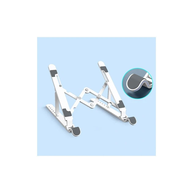 Підставка до ноутбука Orico 11-17", 7 position (15°-45°) plastic white (HS081829) - изображение 2