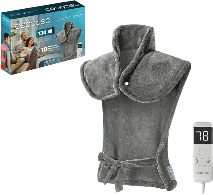 Електроковдра Cecotec HeatConfort ThermalBack (A01_EU01_133873) - Фото 1 Електроковдра Cecotec HeatConfort ThermalBack (A01_EU01_133873) - зображення 1