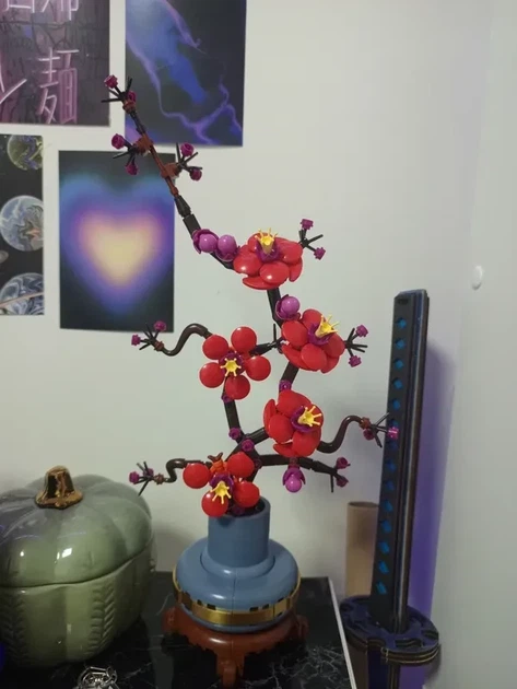 Конструктор Сливовий цвіт 327 деталей Botanicals конструктор квіти Plum Blossom (10369) - Фото 10 Конструктор Сливовий цвіт 327 деталей Botanicals конструктор квіти Plum Blossom (10369) - зображення 10