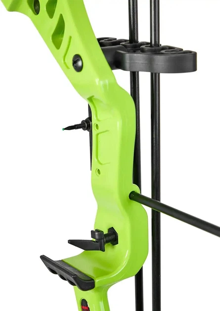 Лук блочний Man Kung CBK1 Bestra Green (25 lbs, 25", для дітей і підлітків, з комплектом) - Фото 7 Лук блочний Man Kung CBK1 Bestra Green (25 lbs, 25", для дітей і підлітків, з комплектом) - зображення 7