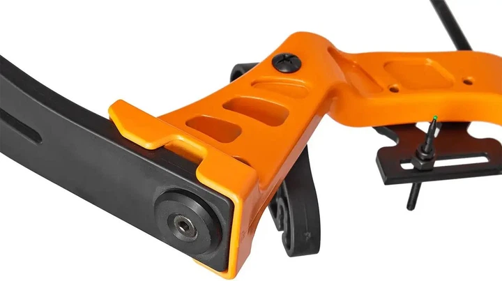 Лук блочний Man Kung CBK1 Bestra Orange (25 lbs, 25", для дітей і підлітків, з комплектом) - зображення 8