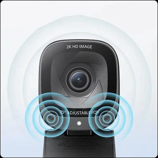 Вебкамера Anker PowerConf C200 2K Черная (USB веб-камера 5MP с автофокусом и шторкой) - изображение 5
