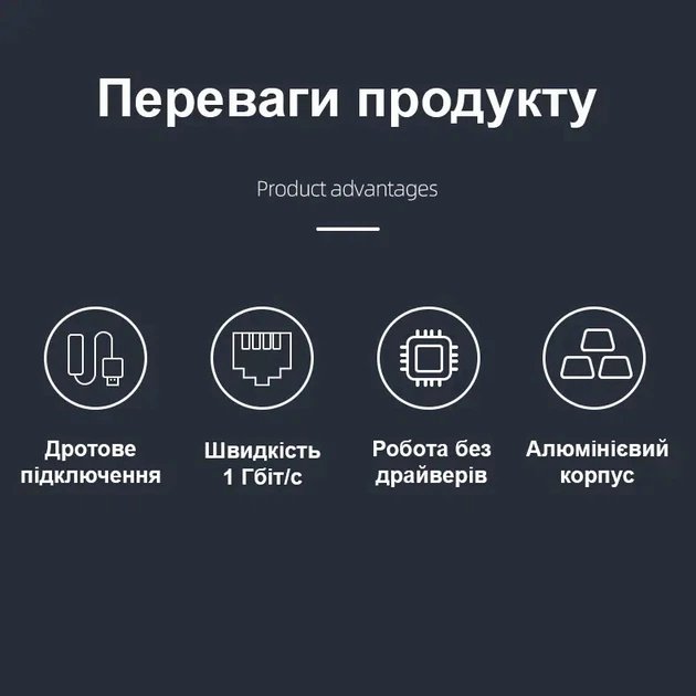 Гигабитный сетевой адаптер (2 в 1) Type-C + USB - Ethernet RJ45 LAN 1000 Мбит/с Metal Grey (49066) - изображение 11